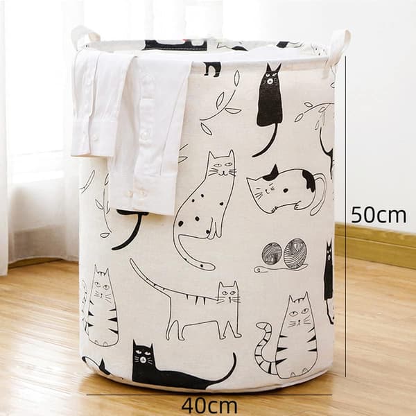 Large Waterproof Foldable Laundry Basket 48*42cm Organizer