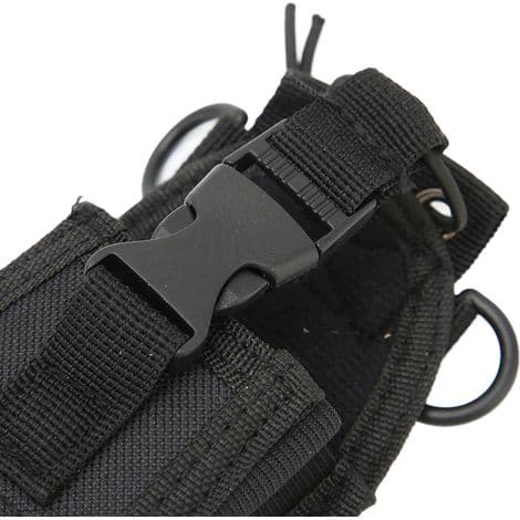 Nylon Protective Case for Walkie-Talkie, with Adjustable Strap, Compatible with Kenwood MSC-20C