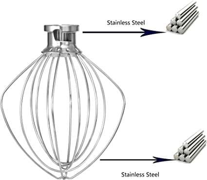 Whisk Attachment Compatible with KitchenAid Tilt-Head Stand Mixer