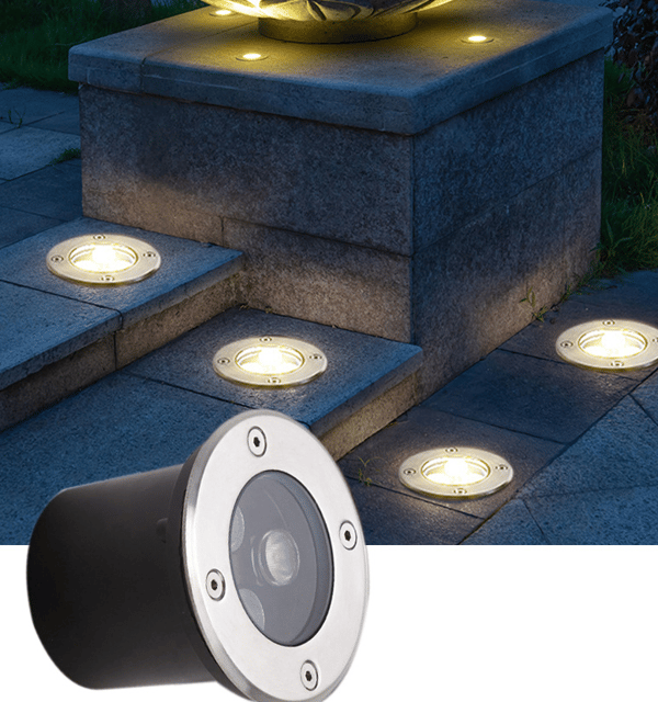 White Light 6000k 1 pc Pack Φ 80mm Large Open Hole 3W 75, IP65 Re