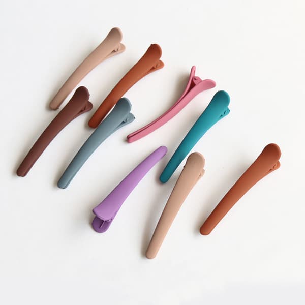 14-delt mat gummi bangs clip makeup næbclips super