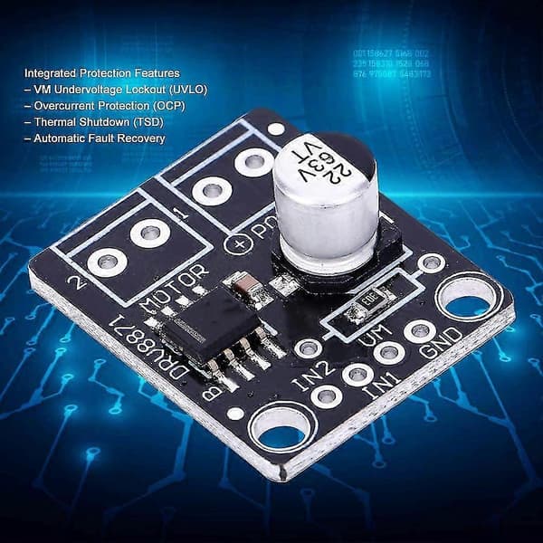 Motor Driver Board DC Power, Bob Drv8871 Driver Module, 3.6A Pwm Control Port for Industrial Printer Electrical Equipment