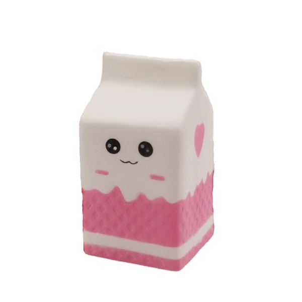 Squishies Melkekartong Sakte Stigende Duftende Squishies Charms Dekompresjonsleke 2 stk Squishies Smore Sakte Stigende Leke