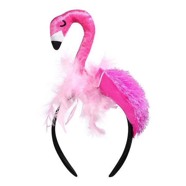 Sommertilbehør Tropisk Luau Pandebånd Flamingo Dekoration Flamingo Festartikler