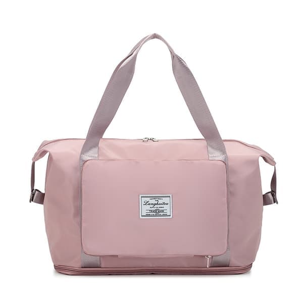 Rejsetaske med stor kapacitet, tør- og vådseparationspose, mørkrosa Dark pink