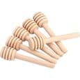 Honey Dippers - 50 Pieces - Natural Wood - 8cm - Practical and Portable