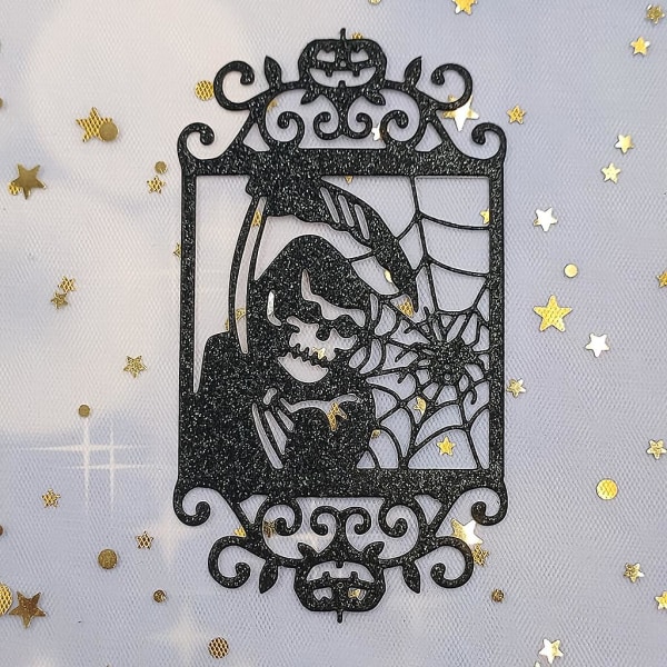 Halloween Skalle Metall Stansesjablong DIY Scrapbooking Album Papir Kort Sjablong Stans Embossing Håndverk Dekorasjon