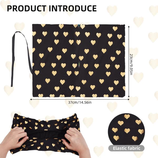 Black Stretchable Book Covers, Stretchable Book Protector Book Sleeve, Washable Stretchable Book Covers for Paperbacks and Hardcovers