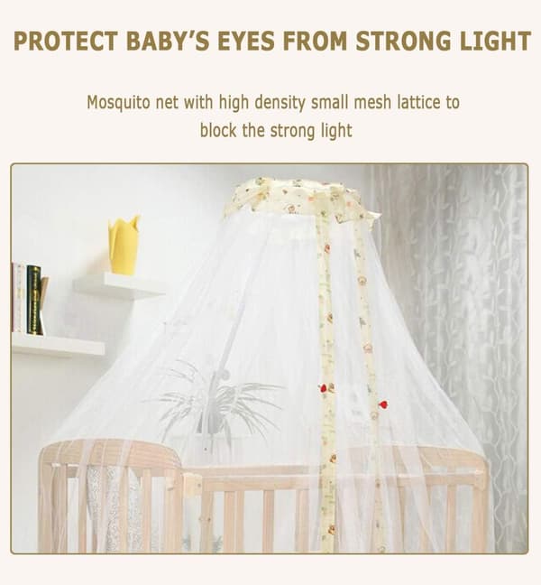 Baby Myggnett Polyester Barneseng Baldakin Prinsesse Nyfødt Multi