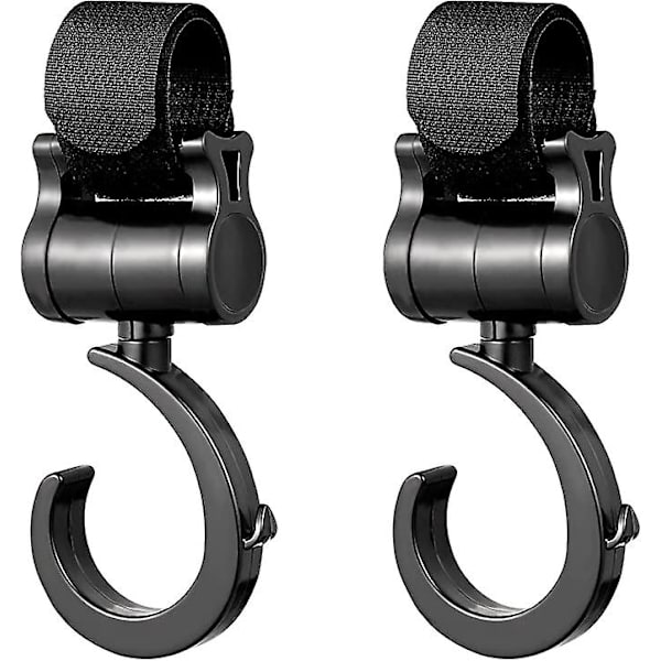Buggy Clips Barnevognsclips Stroller Krog Pushchair Kroge Til At Hænges Dine Indkøbsposer, Håndtaske Eller Skiftetaske På Din Barnevogn, Pram Eller Pushchair, Universal