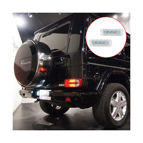 LED-lamper til nummerplade - W463 G500 G550 G55
