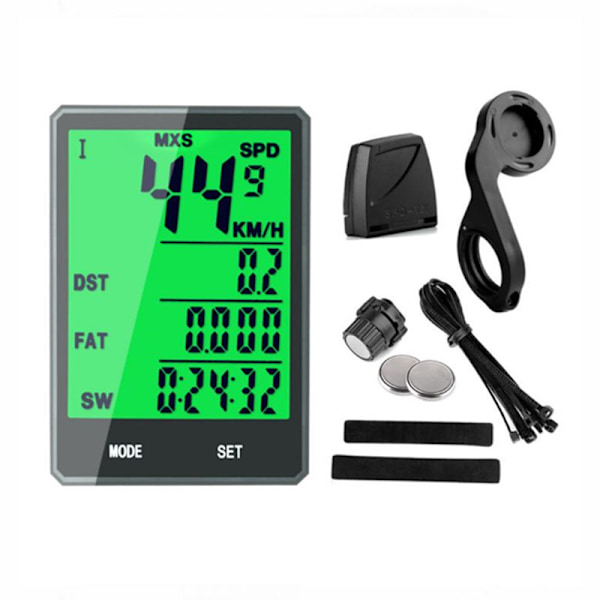 Cykelcomputer Funktioner Touch Cykel Speedometer Odometer Vandtæt Cykelcomputer med Baggrundsbelysning