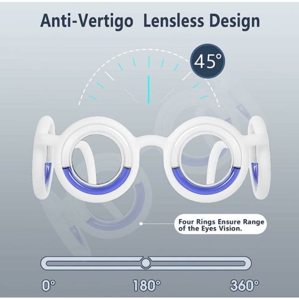 Svarta smarta anti-rörelsesjuka glasögon, ultralätta bärbara anti-illamående glasögon, minska luftsjuka, sjösjuka glasögon