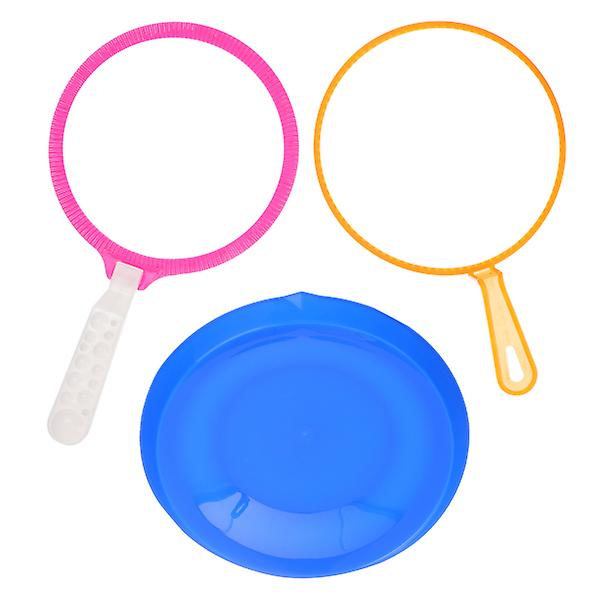 3 st Bubbelcirkelverktyg Bubbelmaskin Blåsset Roliga Leksaker För Barn (slumpmässig färg) Slumpmässig FärgM