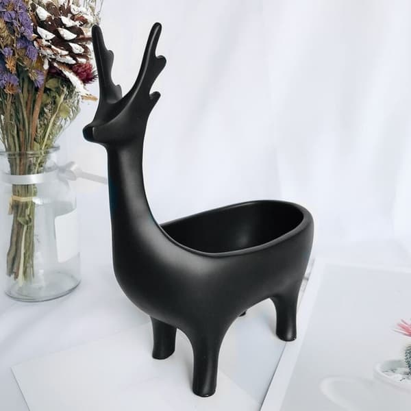 Creative 3D Deer Shaped Home Key Holder Storage Rack Resin Rack Home