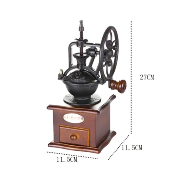 Vintage Håndsvinget Kaffe Mølle Manuel Kaffe Bønner Kværn Køkkenudstyr Til Hjemme CafeM