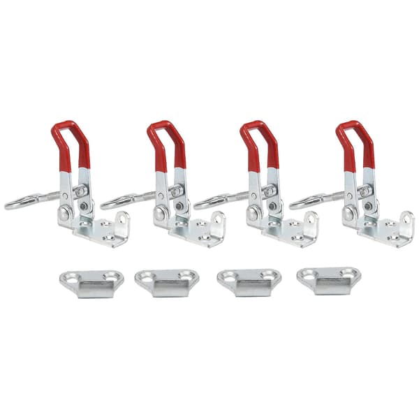 4 st -4002 Justerbart Snäpplås 550 Lbs Hållkapacitet Snäpplås Hasp Låsbar Snabb