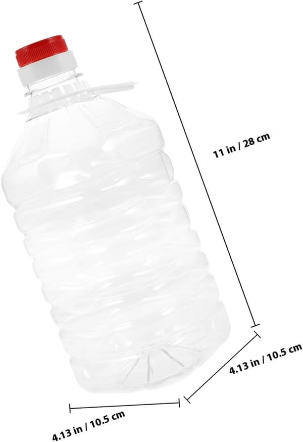 4-pack matoljedispenserflaskor 2,5L bärbara vattenkannor för camping utomhus vattenförvaringsbehållare
