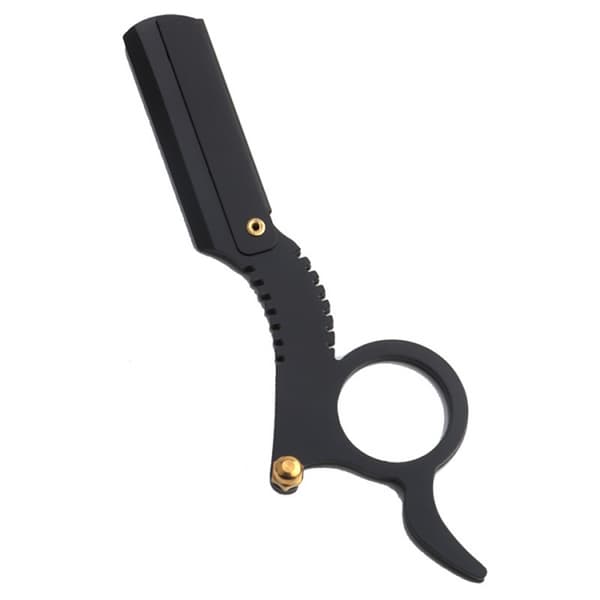 Gammeldags barberkniv i rustfrit stål til barberere