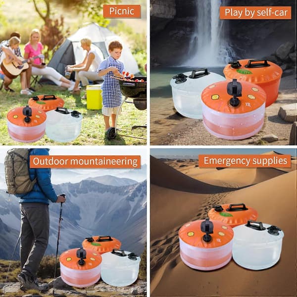Water Container Camping Water Container, Foldable Water Container, Lightweight Water Carrier with Handle Portable Water Tank