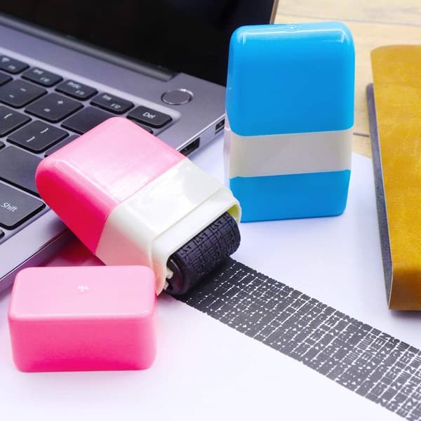 Privatlivsbeskyttelse Roller Stempler (Pink og Blå - 2 stk)