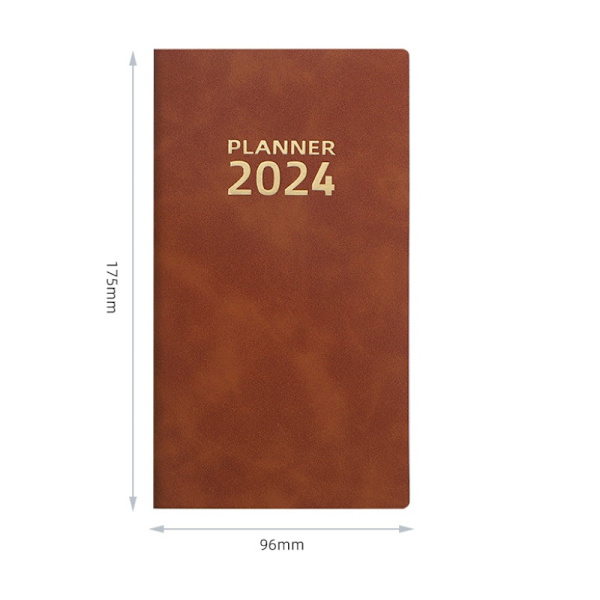 3 stk. Trykte Produkter 2024 Lommeplanlægger/Lommekalender 2024 Ugentlig Kalender/Ugentlig Planlægger Organizer