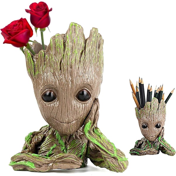 Groot Blomsterpotte - Actionfigur til Planter og Penne fra den Klassiske Film - Perfekt som Gave