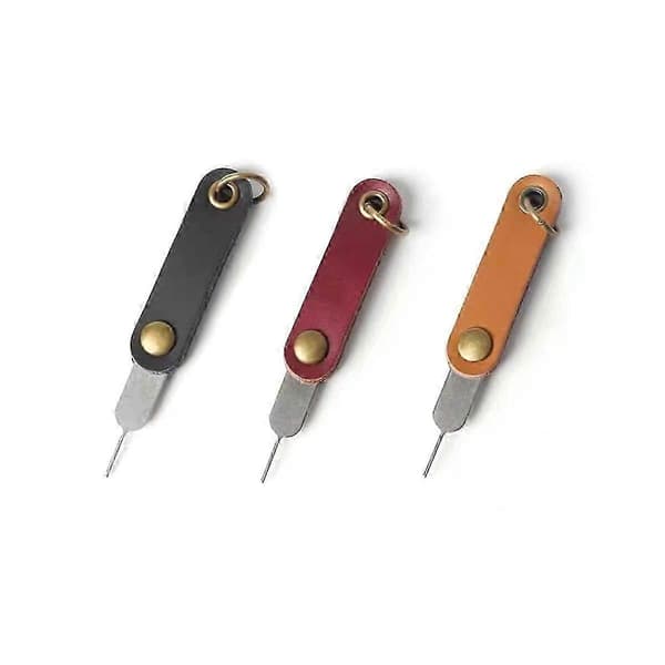 3 stk. Eject Tray Open Pin Needle Key Tool til Universal Mobiltelefon Bærbart Fjernelsesværktøj Tilfældig Farve Random Color