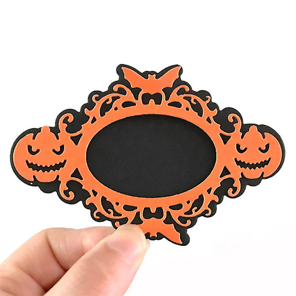 Halloween Græskar Spejl Metal Skære Dør Template DIY Scrapbooking Album Papir Kort Template Dør Prægning Håndværk Dekoration