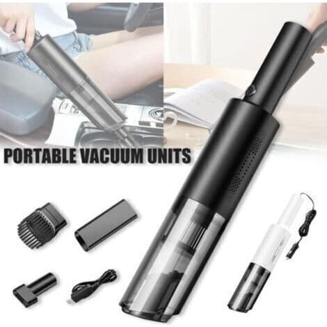 This lightweight 60W/6000Pa handheld vacuum cleaner comes with powerful suction, a charging station, one-touch emptying, and a removable USB dustbin.