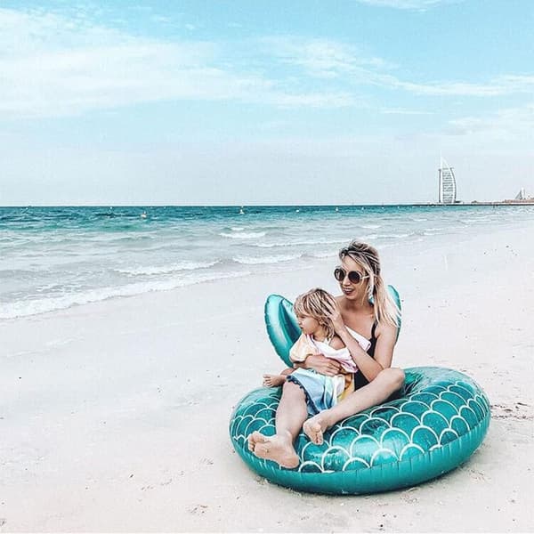 Adult Pool Float, Inflatable Pool Float for Kids and Adults, Floating Swim Ring