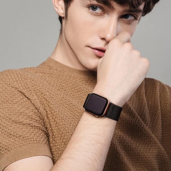 4-pak Stretch Nylon Elastiske Bånd Kompatible med Apple Watch