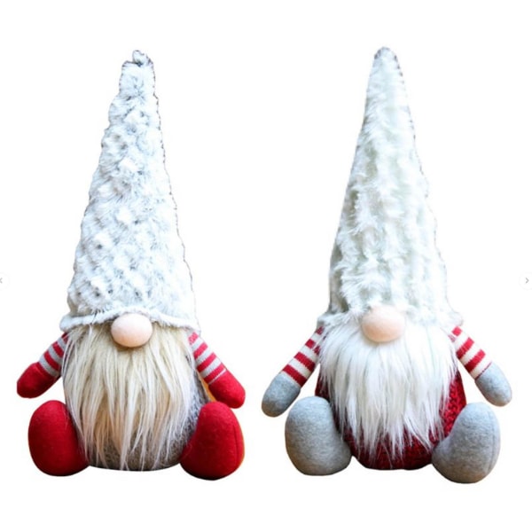 Håndlaget svenske Gnome Dolls Julegave til Kids Girlfriend og BoyfriendGray