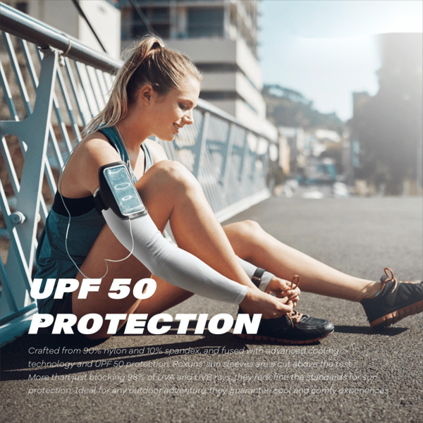 4 Armvärmar Svala UV-skydd Sol Sport Kompression Herr/Dam