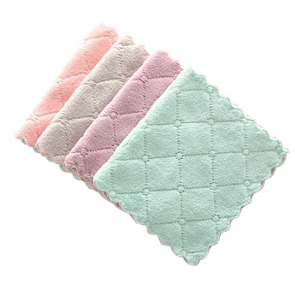 4 stk mikrofiberkluter, oppvaskkluter, superabsorberende effekt