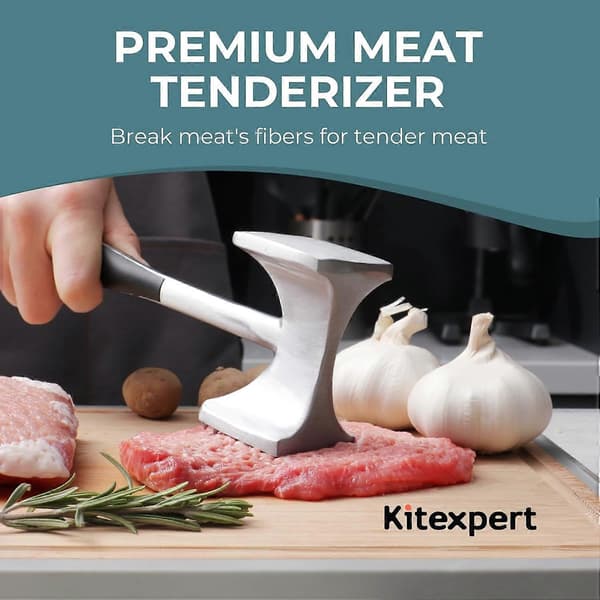 Kødhammer Dobbeltsidet 280g Rustfrit Design til Effektiv Madlavning og Grillning