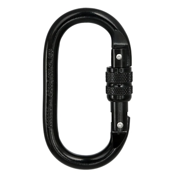 Sports Clips, Klätterkarbin (25kn=5600lbs), Robust Karbinhake, Multifunktionell för Riggning, Rep, Hängmattor (2-pack)