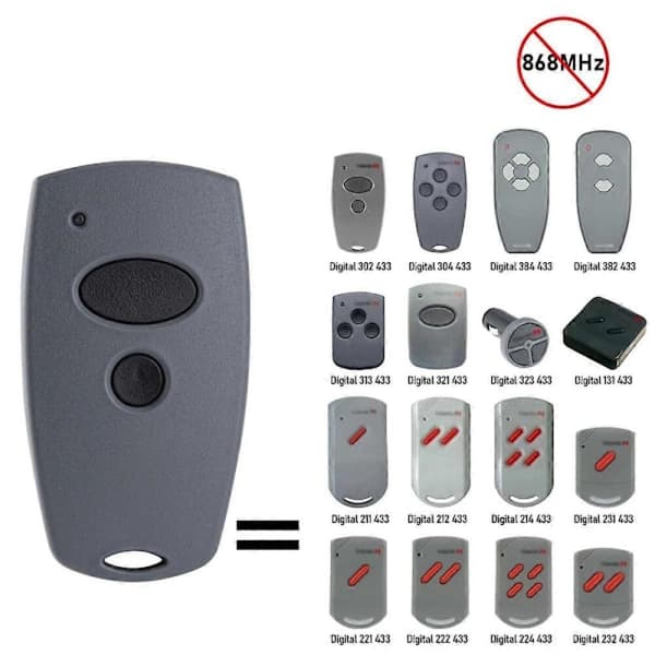 Garage Door Opener Remote Control for Marantec 433MHz Handheld Transmitter Digital 382, 302, 384, 30