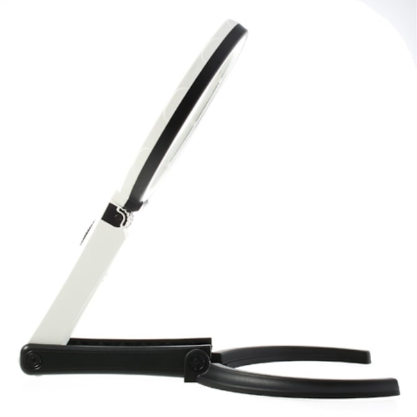 Taitettava suuri suurennoslasi LED-lampulla 2 x 120mm White Vit