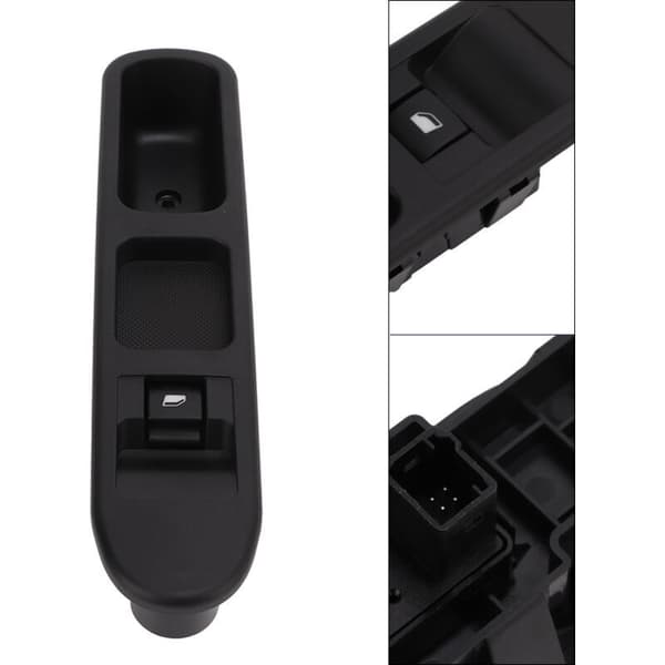 Window Lifter Switch Passenger Side 6490.HQ ABS Black Sensitive Replacement for PEUGEOT 207