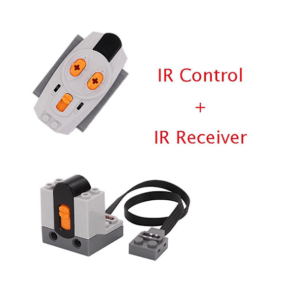 Tekniske deler servomotor batteriboks IR infrarød fjernkontroll mottaker PF modell kompatibel med eds blokk tegl db IR Set