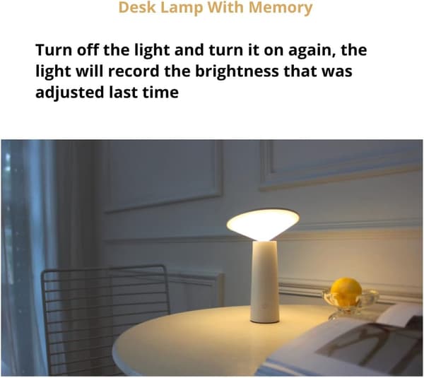 LED Cordless Table Lamp Rechargeable Desk Lamp Hotel Commercial Table Lamp Touch Dimmer Wireless Lamp