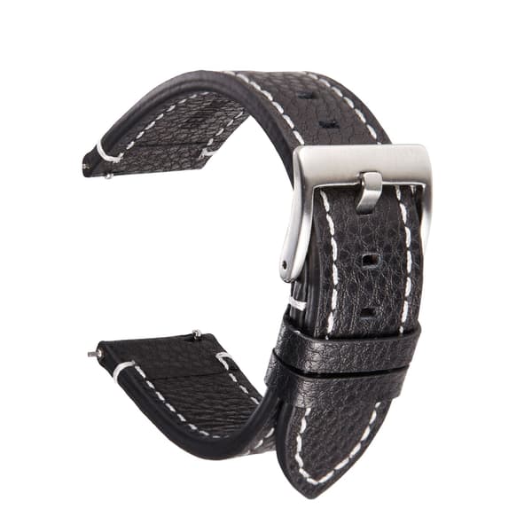 2 hurtigudløserremme til smartwatch (1 stk. hver: 19 mm sort - sort b)