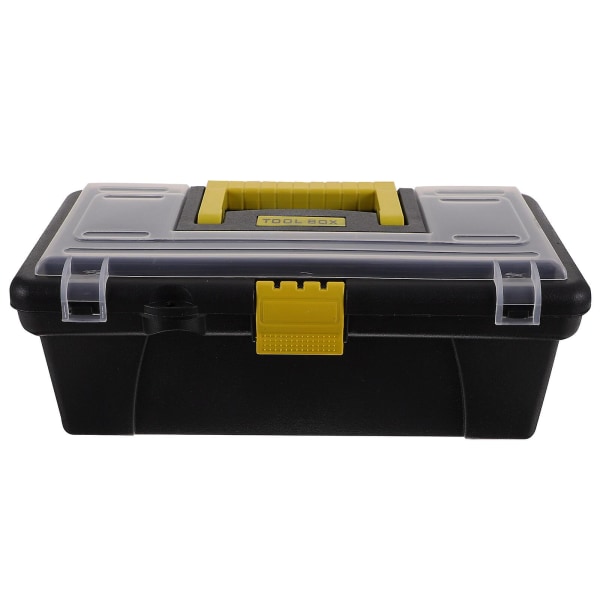 Red Tool Box Plastic Tool Containers Hand Tools Box Hardware Storage Box Tool Storage BoxBlack31X16X