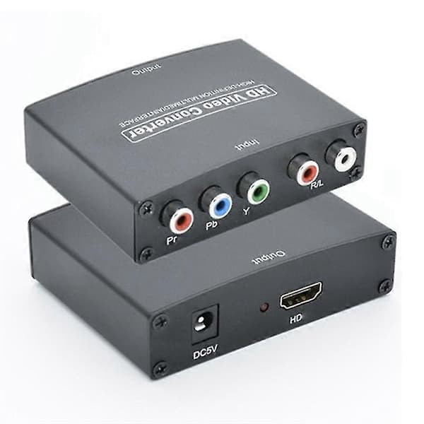 Ypbpr til HDMI-komponent til HDMI-kompatibel HD-omformer Ypbpr+L/R-lyd til HDMI-kompatibel omformer