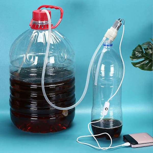 DIY Large Flow Electric Wine Pump USB Interface Pump Mini Dosing Pump Electric Water Pump Suction Device 2M