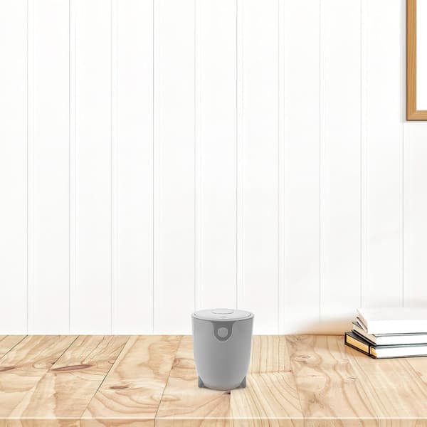 Small Trash Can with Lid Creative Cute Pp Desktop Bin Multifunctional Use for Kitchen Bedroom Office