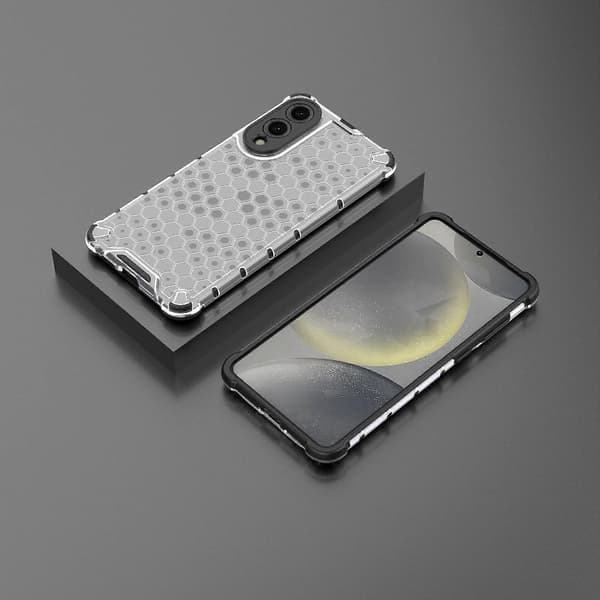 Honeycomb Støtsikkert Telefondeksel For Samsung Galaxy S25 Edge 5G