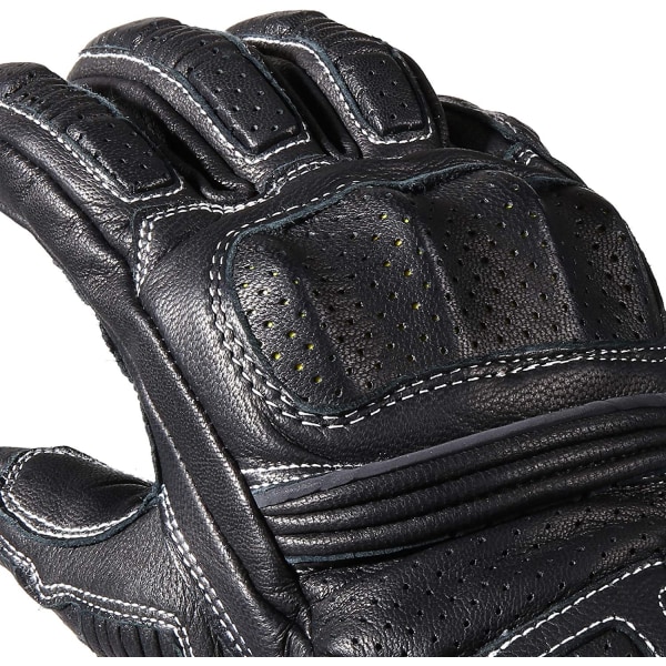 Moottoripyörän aito nahkahanskat Premium Vintage Touchscreen Full Finger Gloves