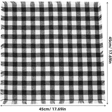 Rustic Linen Tablecloth - 40 cm, Solid Color, Country Style
